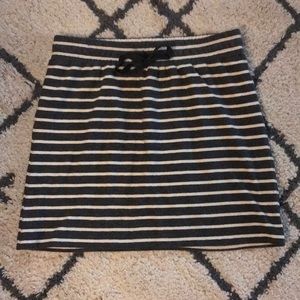 Loft striped cotton skirt- size XS